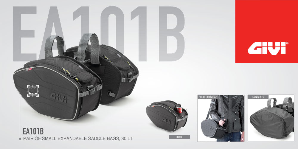 靴/バッグ GIVI EA101B Saddlebag, Givi Easy-T Expandable Luggage | ProCycle.us