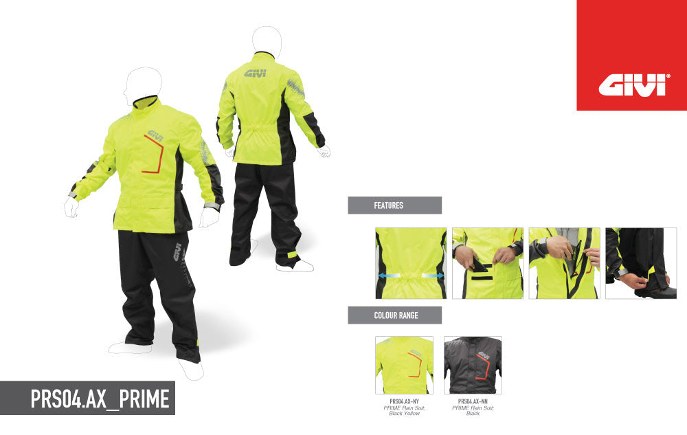 GIVI PRS04.AX Prime Rain Suit