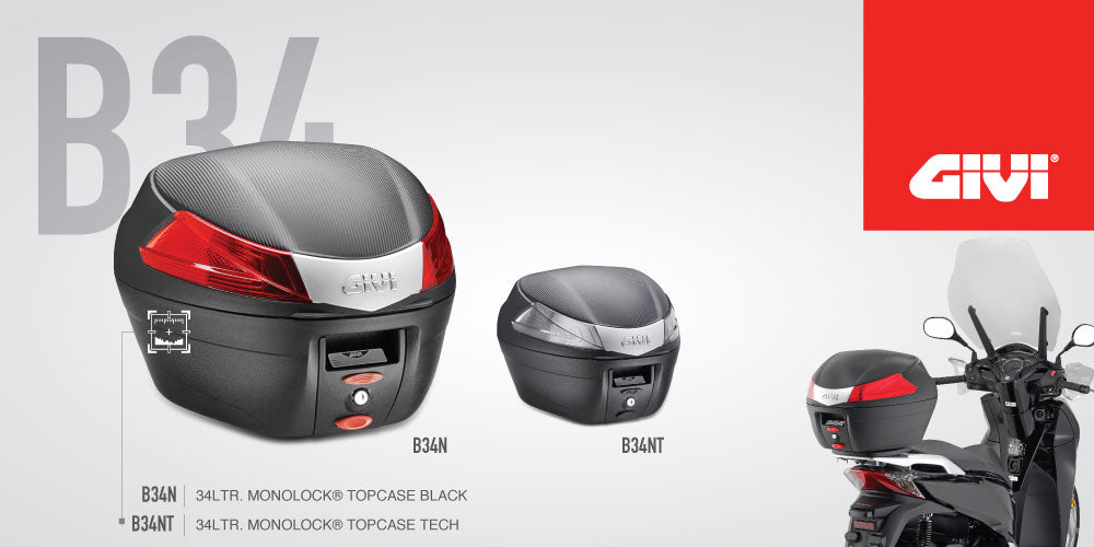 GIVI B34N MONOLOCK TOP CASE