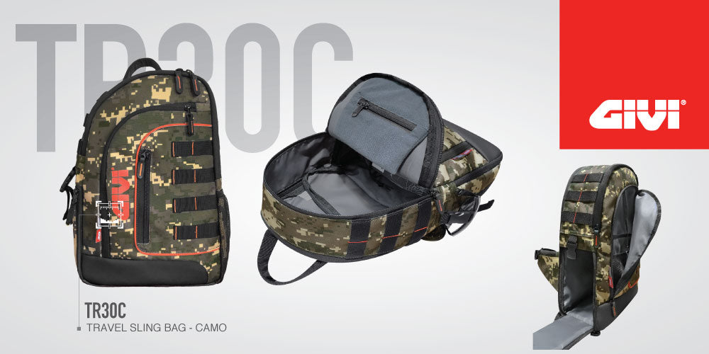 GIVI TR30C TRAVEL SLING BAG – CAMO