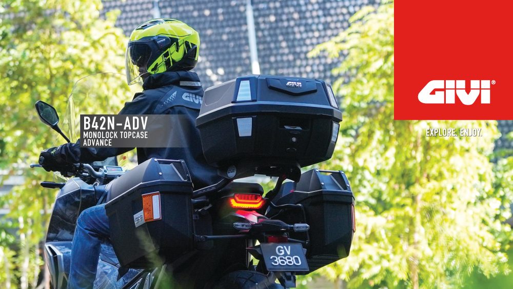 GIVI B42N-ADVANCE “ANTARTICA” BLACK EDITION TOP CASE